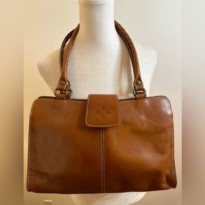 Patricia Nash Rienzo Satchel Heritage Bag - Brown